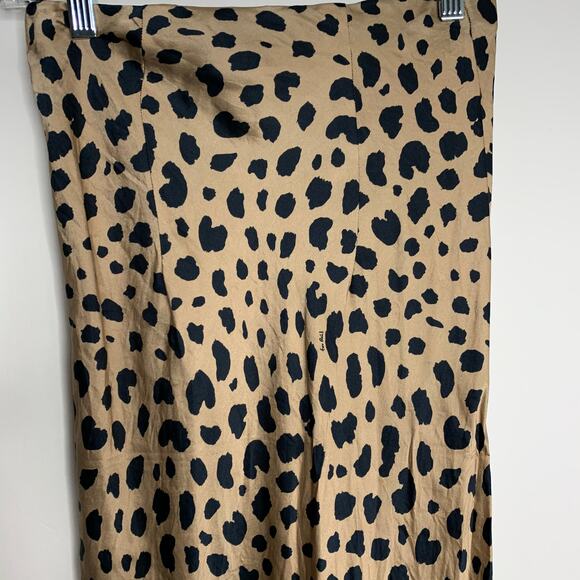 Realisation The Naomi Wild Things Skirt in Tan and Black Small Leopard Womens XS - Picture 7 of 12